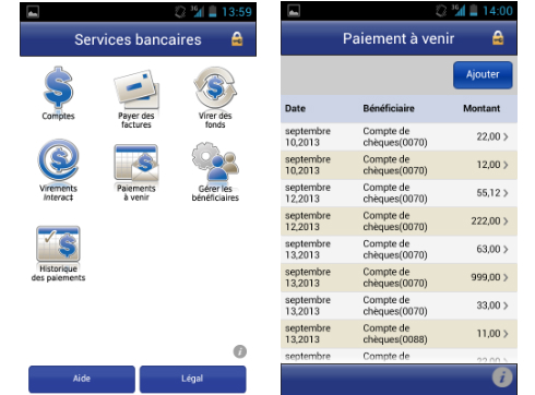 appli de RBC